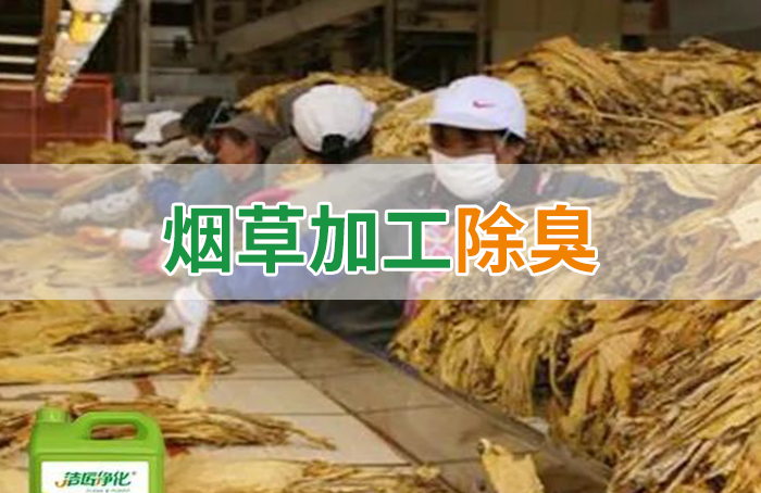 潔匠凈化·的凈工業(yè)除臭劑_煙草加工異味廢氣危害大，快速除臭就用Dejing的凈除臭劑！